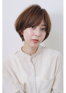 小顔大人ショートボブ