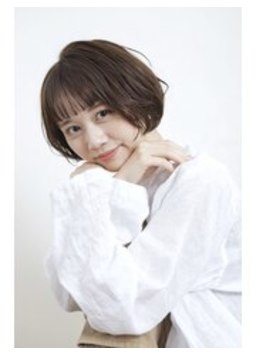 【ROOF用賀店】大人のミニボブ　まろやかベージュ
